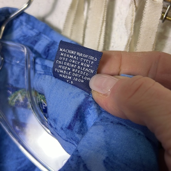 Men’s Campia Americana Patriot Fourth of July Short Sleeve Rayon Button Down XL - Picture 7 of 7